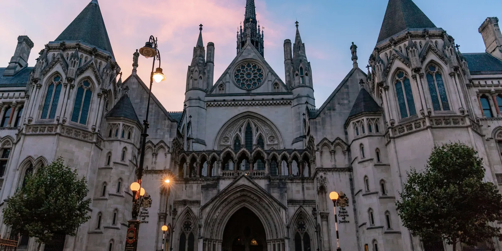 The Royal Courts of Justice in London