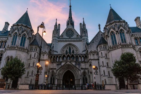 The Royal Courts of Justice in London